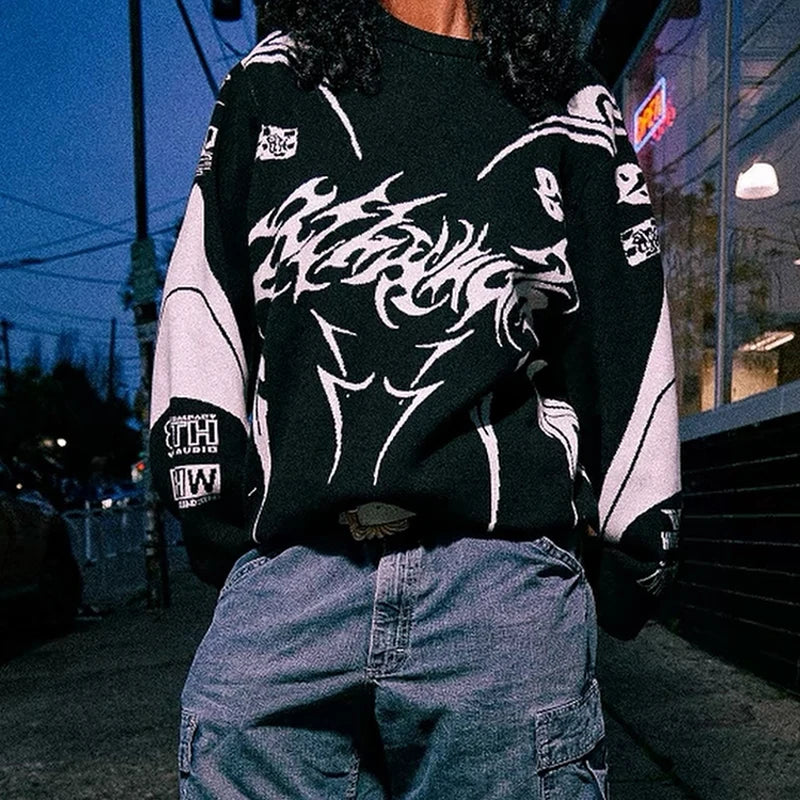 TRIBAL KNITTED SWEATER
