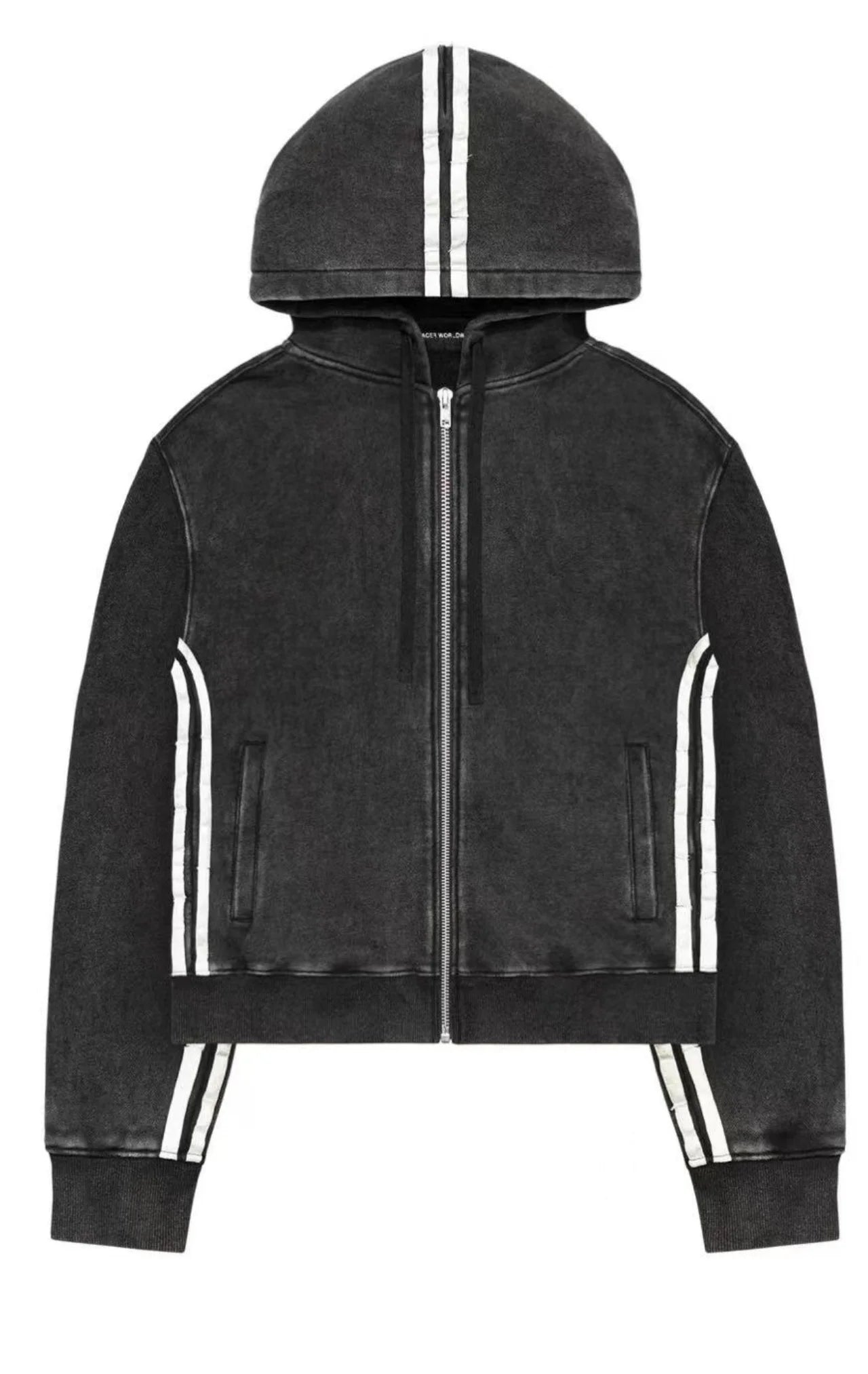 TRACK ZIP UP HOODIE